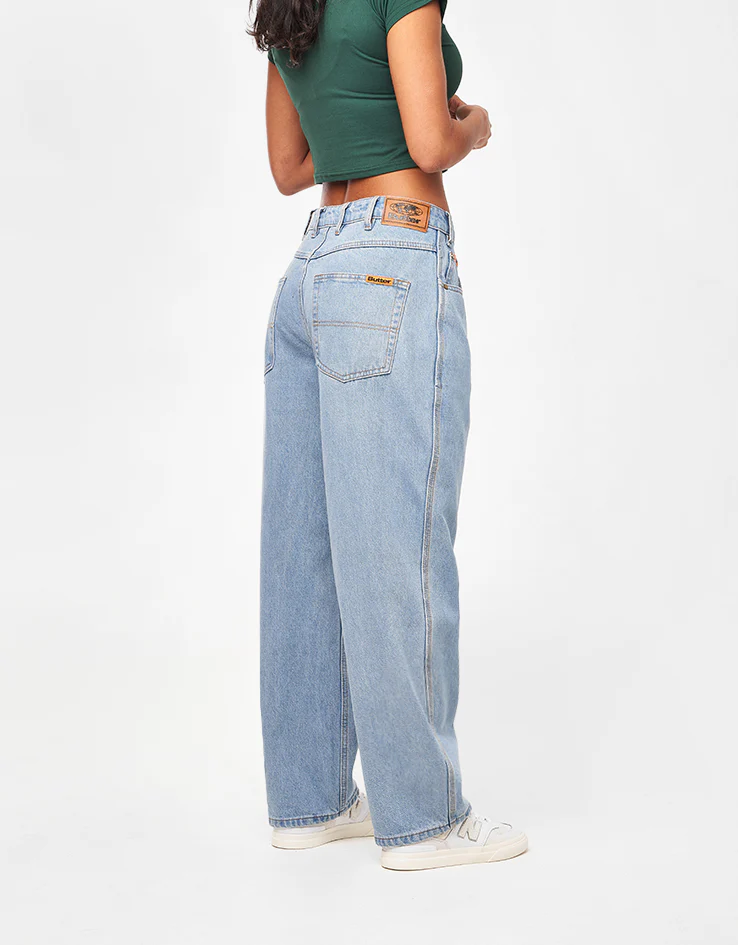 Butter Goods Baggy Denim Jean - Washed Indigo - Image 8