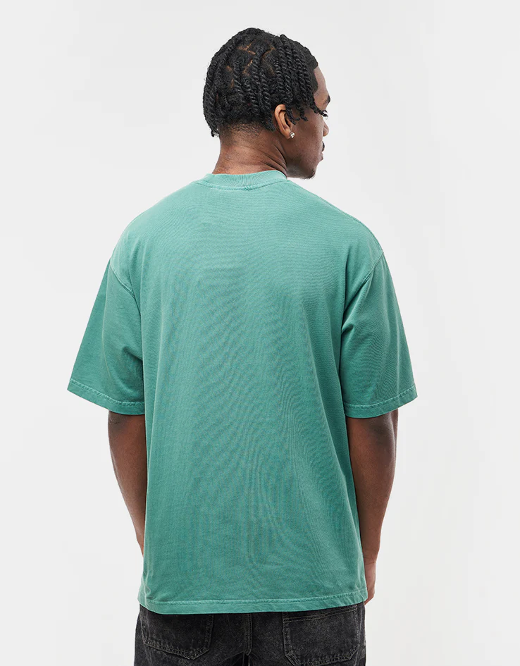 Butter Goods Basic T-Shirt - Washed Forest - Image 3