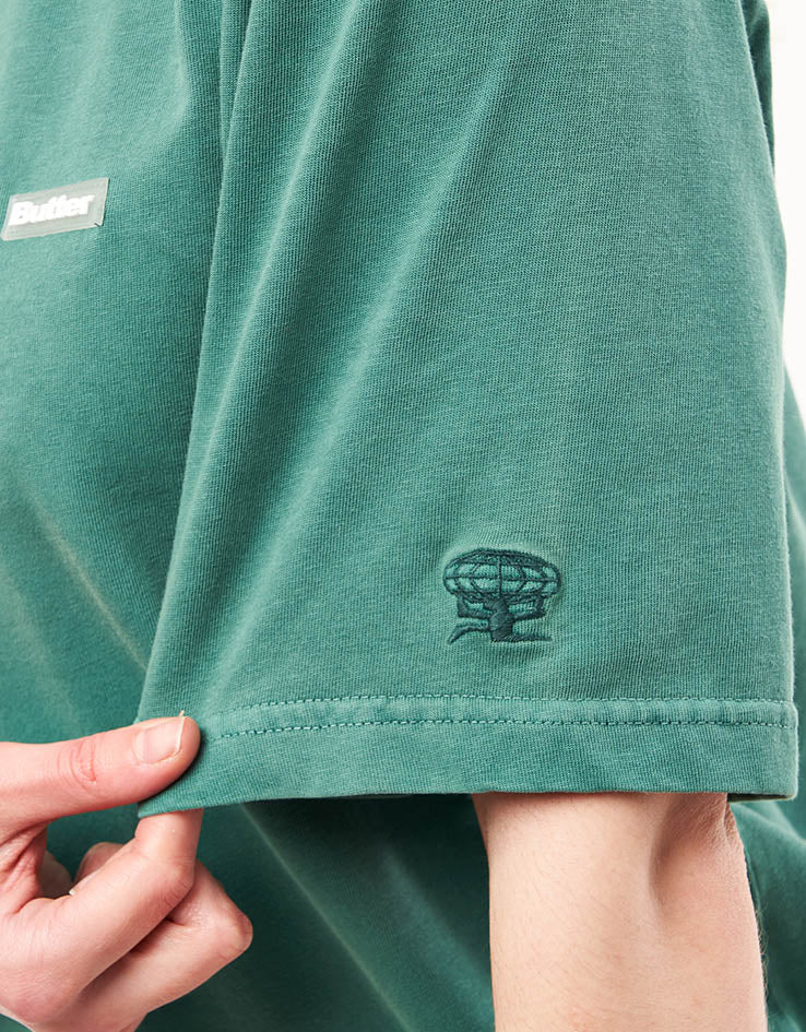 Butter Goods Basic T-Shirt - Washed Forest - Image 7