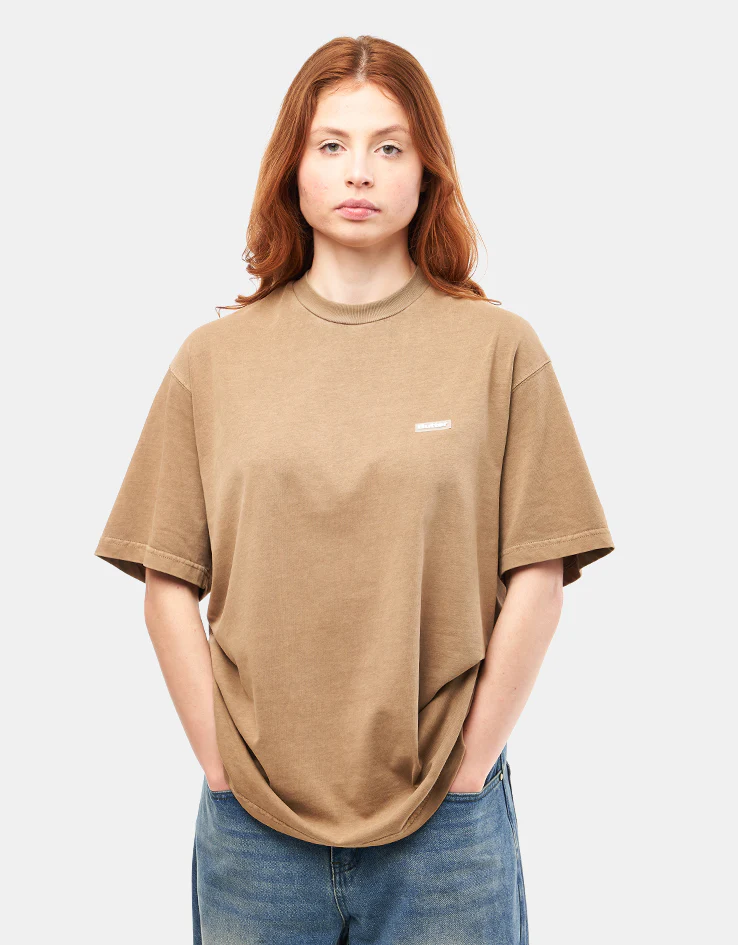 Butter Goods Basic T-Shirt - Washed Tan - Image 5