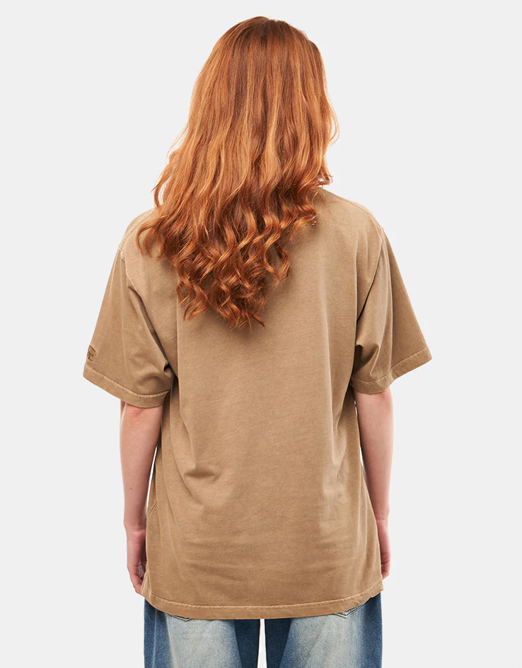 Butter Goods Basic T-Shirt - Washed Tan - Image 6