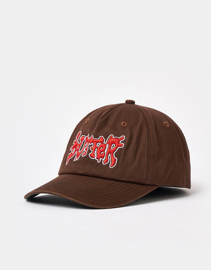 Butter Goods Blotch 6 Panel Cap - Bark