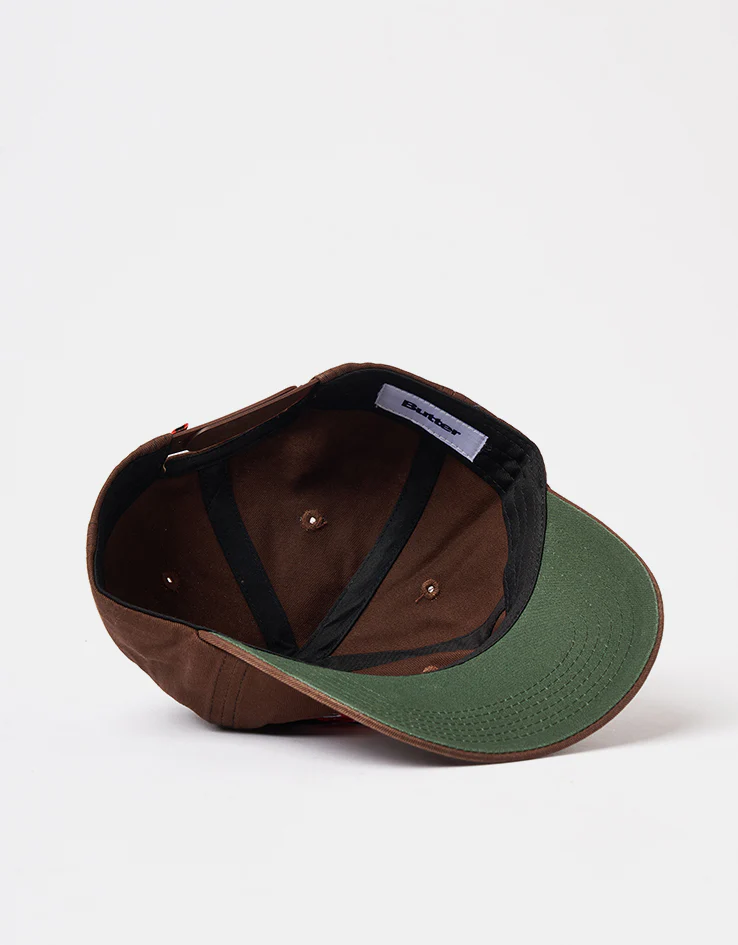 Butter Goods Blotch 6 Panel Cap - Bark - Image 5