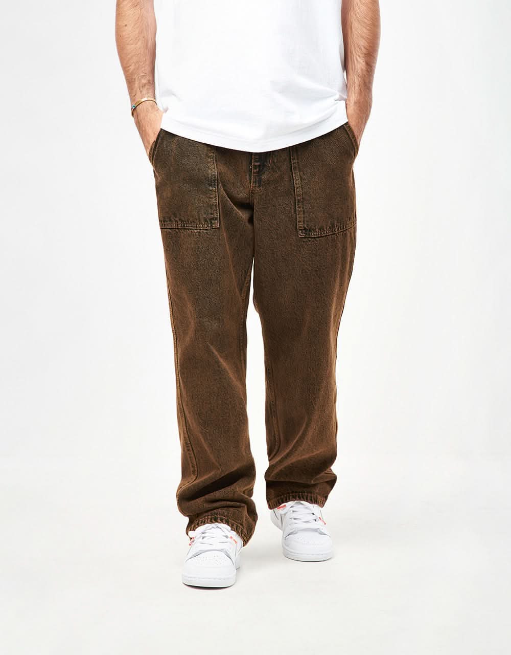 Butter Goods Breakdown Relaxed Denim Jean - Acid Wash Brown - Image 2