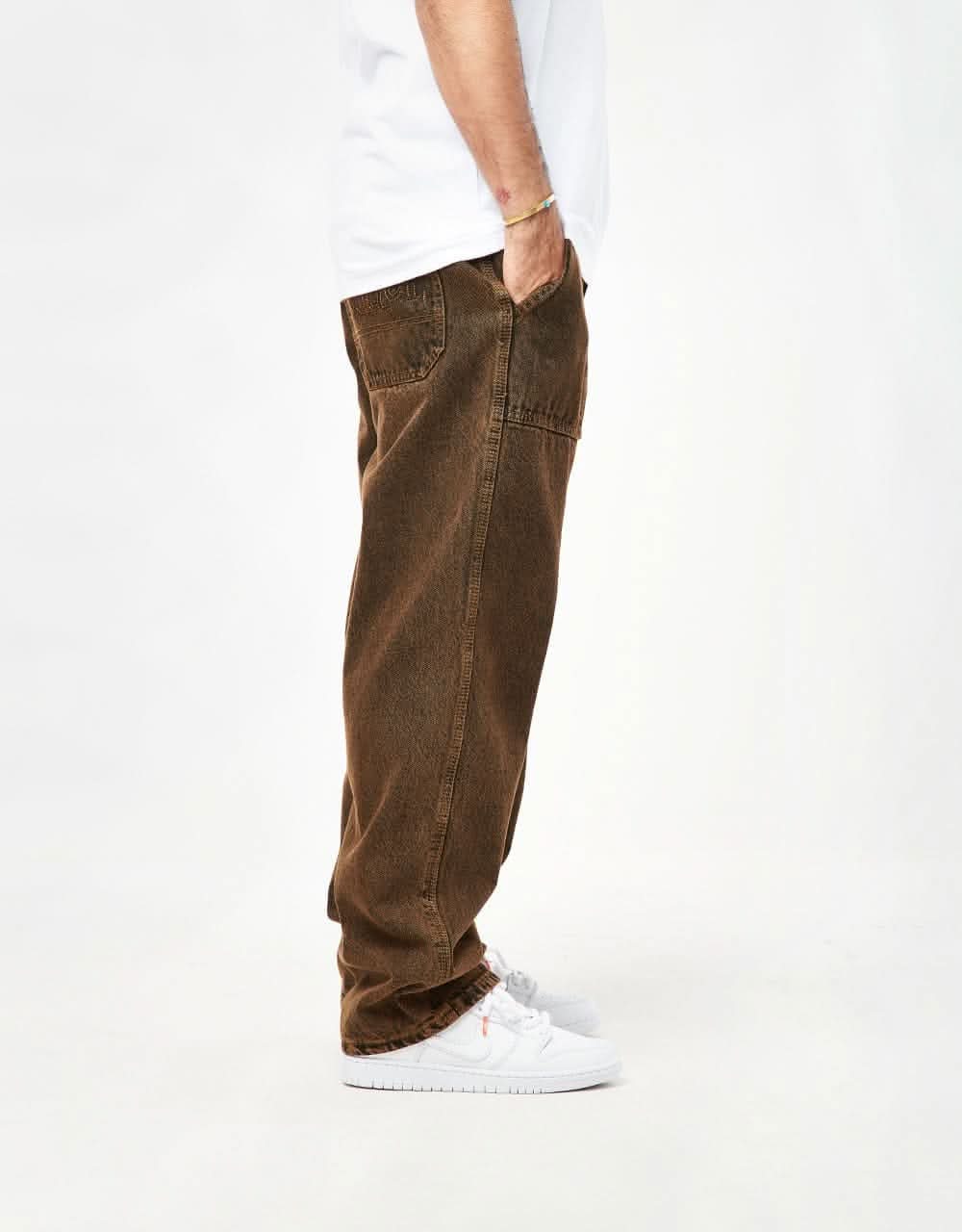 Butter Goods Breakdown Relaxed Denim Jean - Acid Wash Brown - Image 3