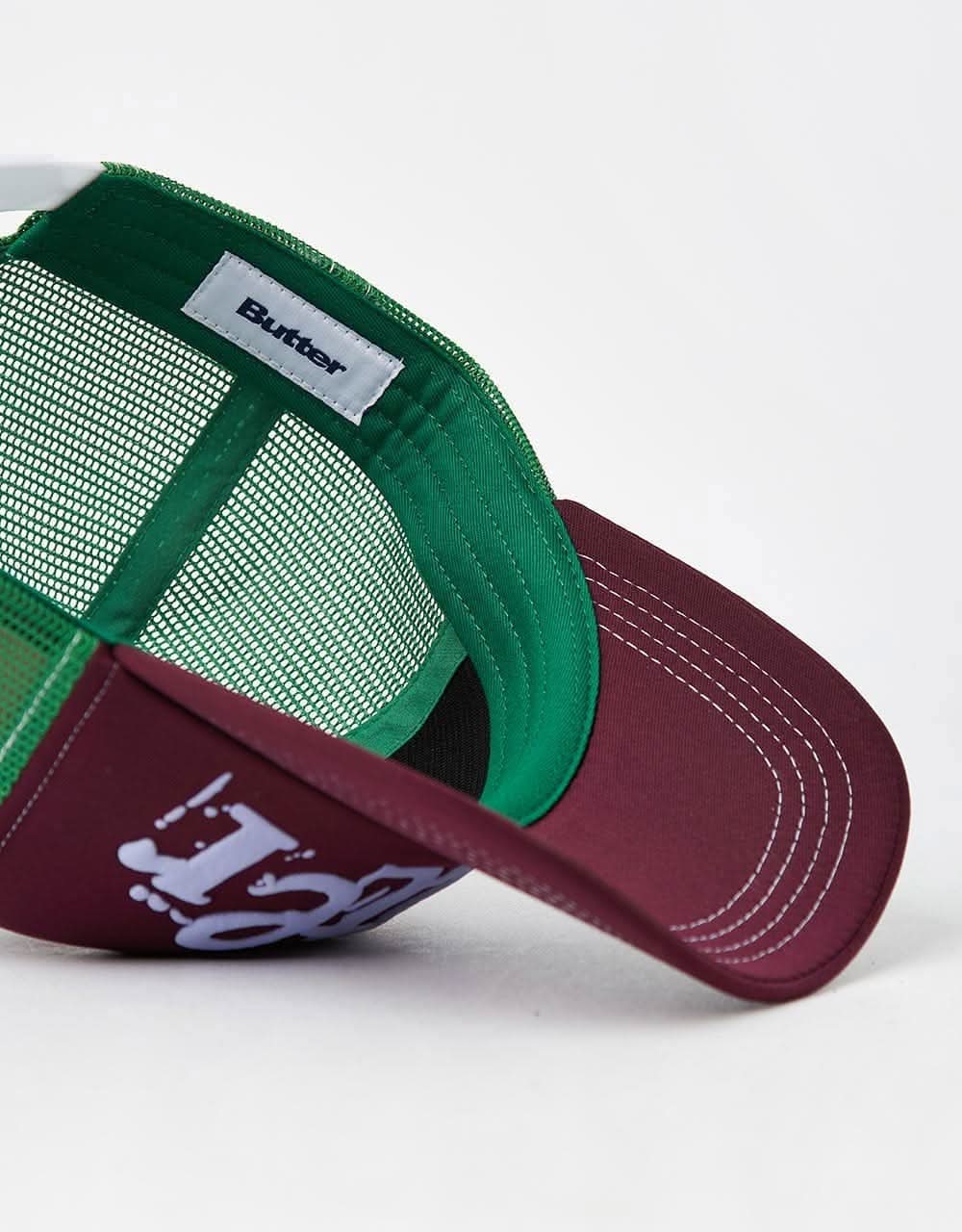 Butter Goods Breakdown Trucker Cap - Wine - Image 8