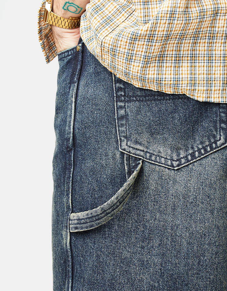 Butter Goods Carpenter Denim Shorts - Slub Dark Indigo - Image 5