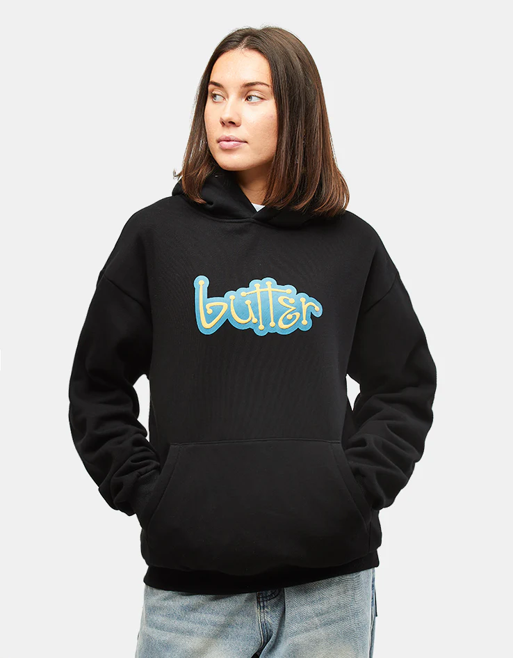 Butter Goods Connection Pullover Hoodie - Black - Image 5