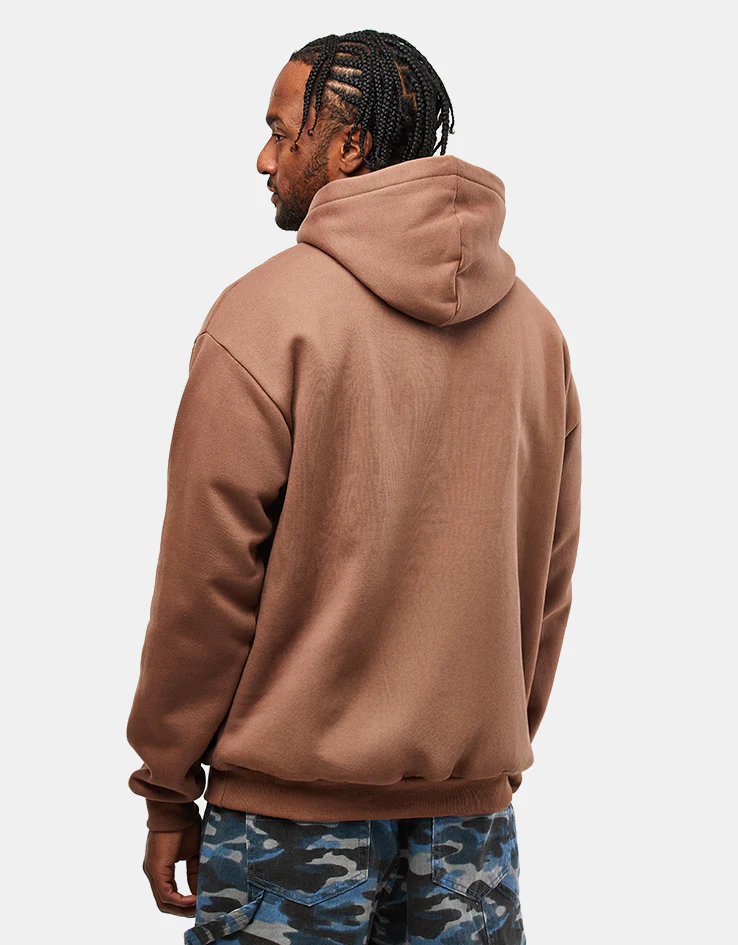 Butter Goods Connection Pullover Hoodie - Washed Brown - Image 3