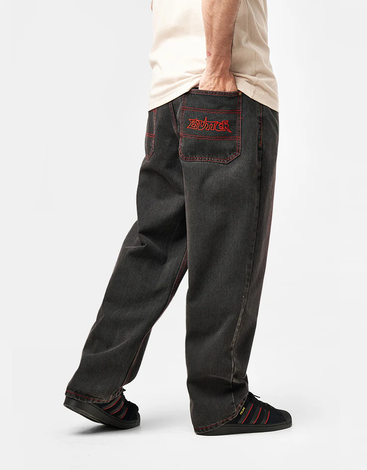 Butter Goods Encounter Denim Jean - Tinted Washed Black - Image 6