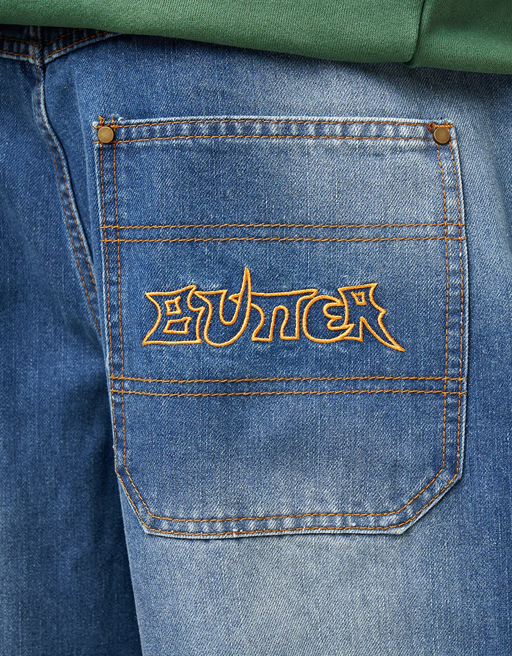 Butter Goods Encounter Denim Jean - Washed Slub Blue - Image 4