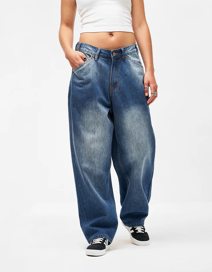 Butter Goods Encounter Denim Jean - Washed Slub Blue - Image 7