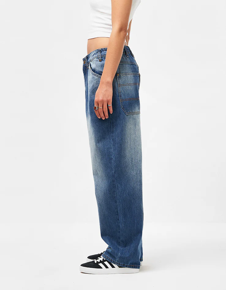 Butter Goods Encounter Denim Jean - Washed Slub Blue - Image 9