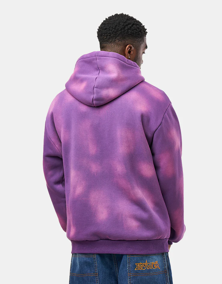 Butter Goods Encounter Zip-Thru Hoodie - Washed Purple - Image 3