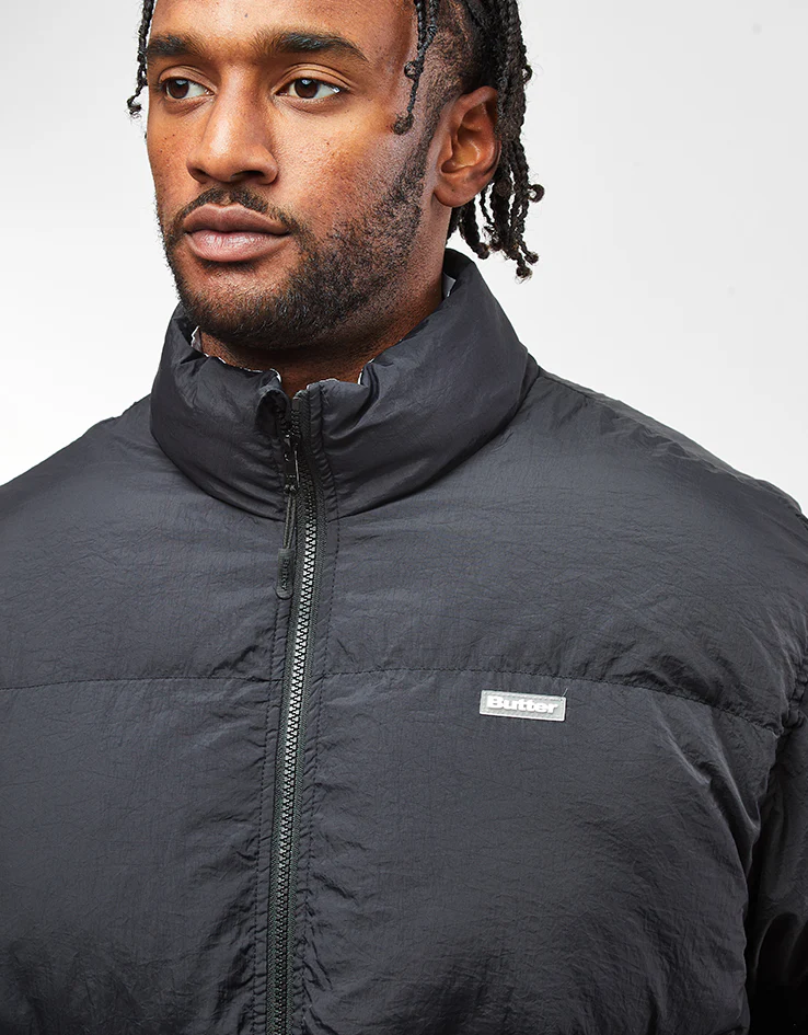 Butter Goods Endure Puffer Jacket - Black - Image 5
