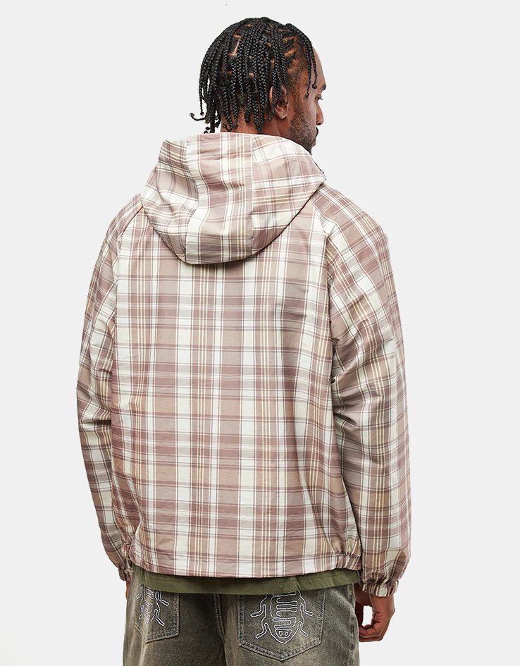 Butter Goods Equipment Anorak - Plaid/Natural - Image 4