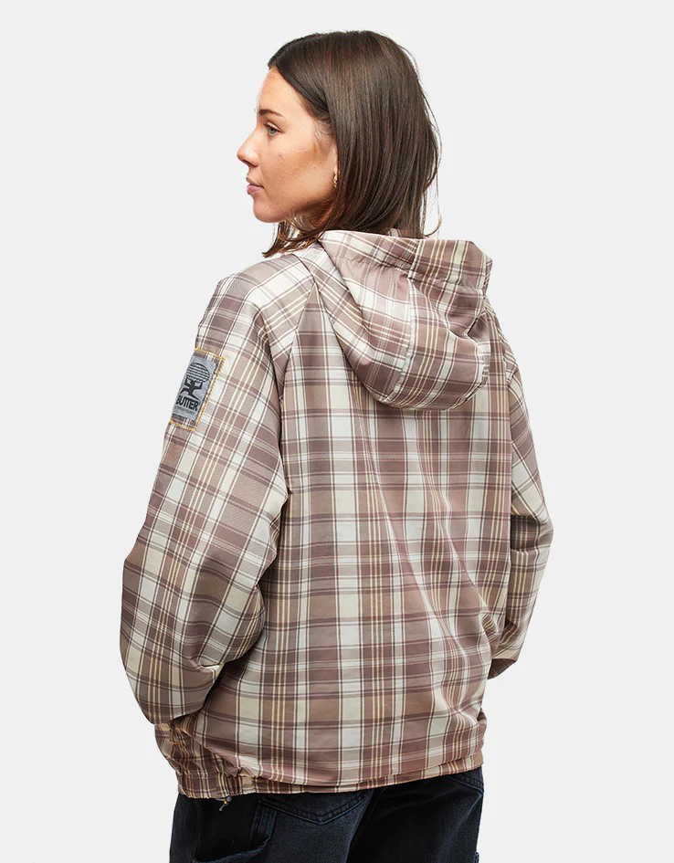 Butter Goods Equipment Anorak - Plaid/Natural - Image 7