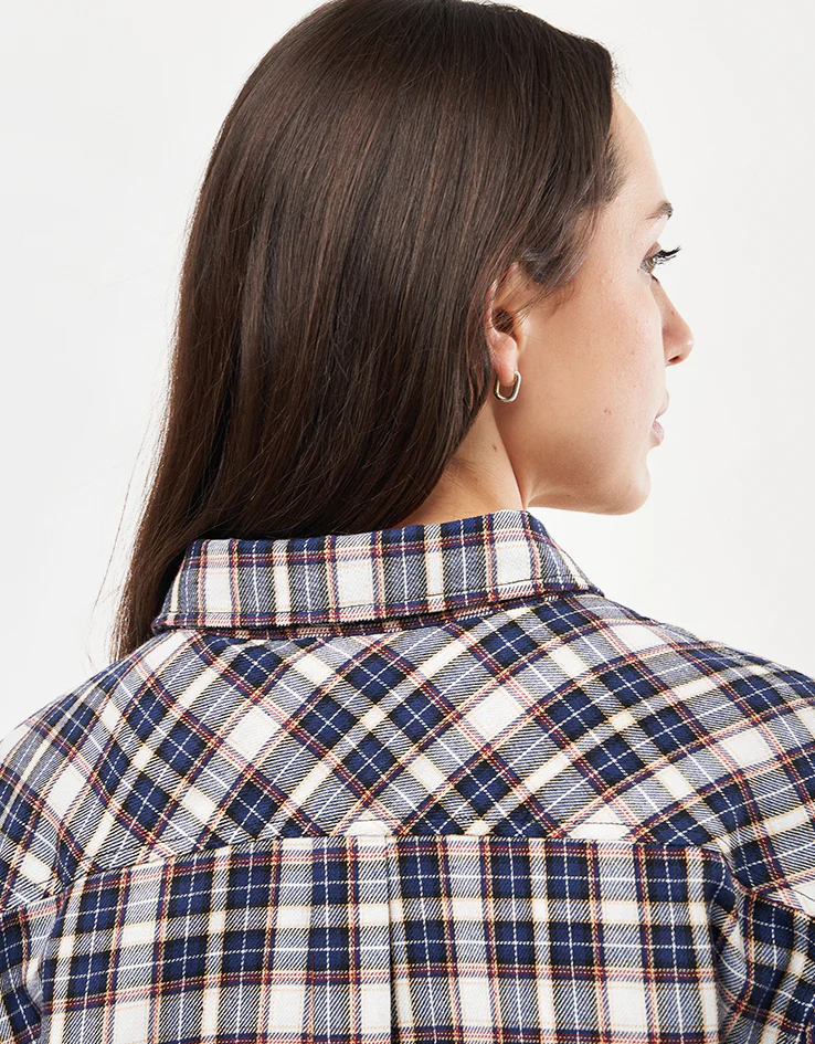 Butter Goods Equipment Plaid L/S Shirt - Navy - Image 12