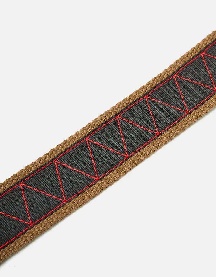 Butter Goods Equipment Woven Web Belt - Coffee - Image 4
