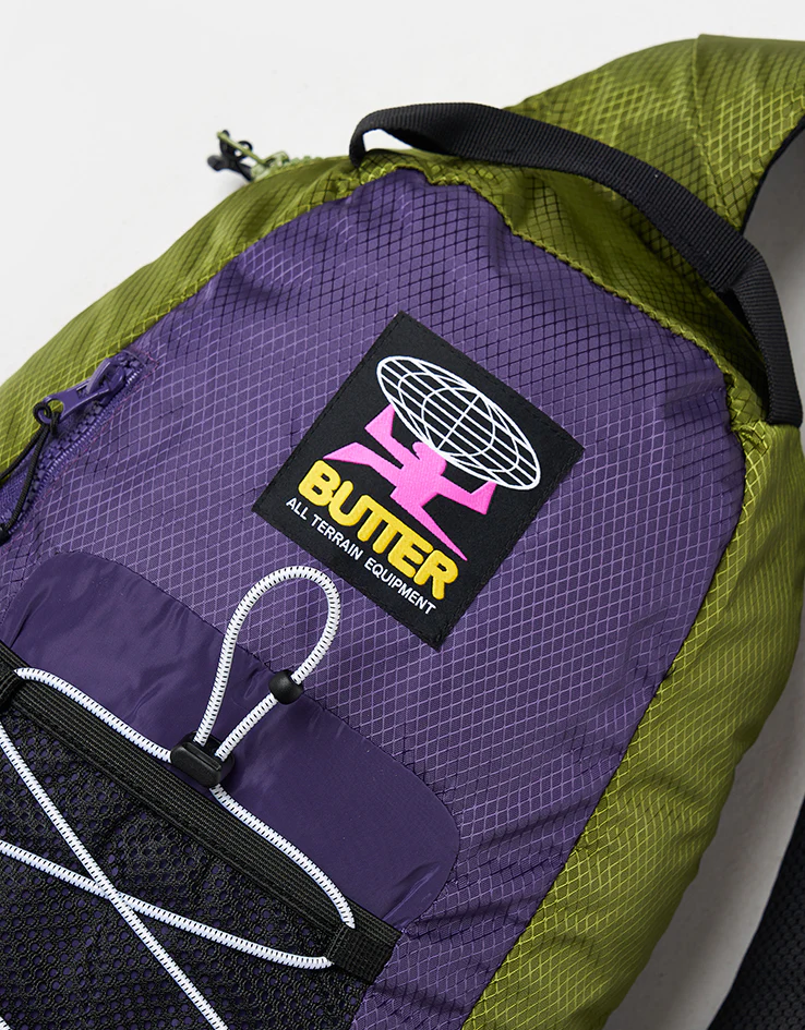 Butter Goods Express Shoulder Bag - Grass / Purple - Image 2