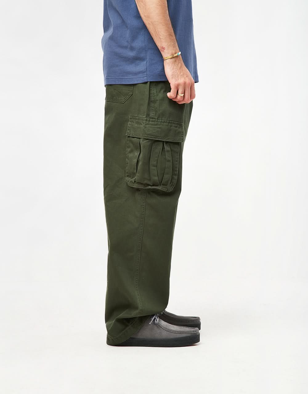 Butter Goods Field Cargo Pant - Forest Green - Image 3