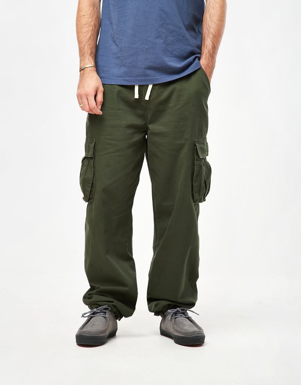 Butter Goods Field Cargo Pant - Forest Green - Image 8