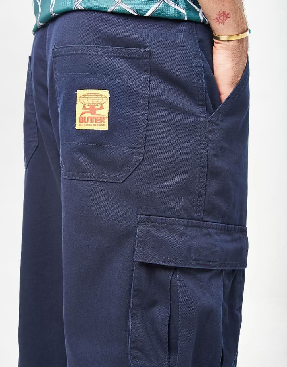 Butter Goods Field Cargo Pant - Navy - Image 4