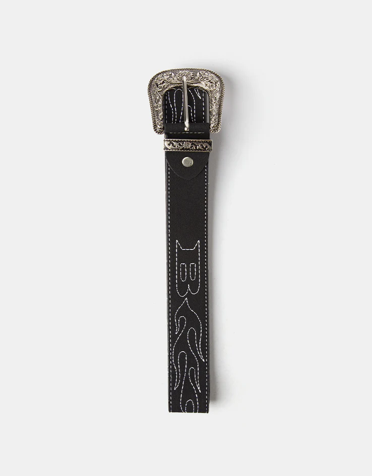 Butter Goods Flame Stitch Belt - Black