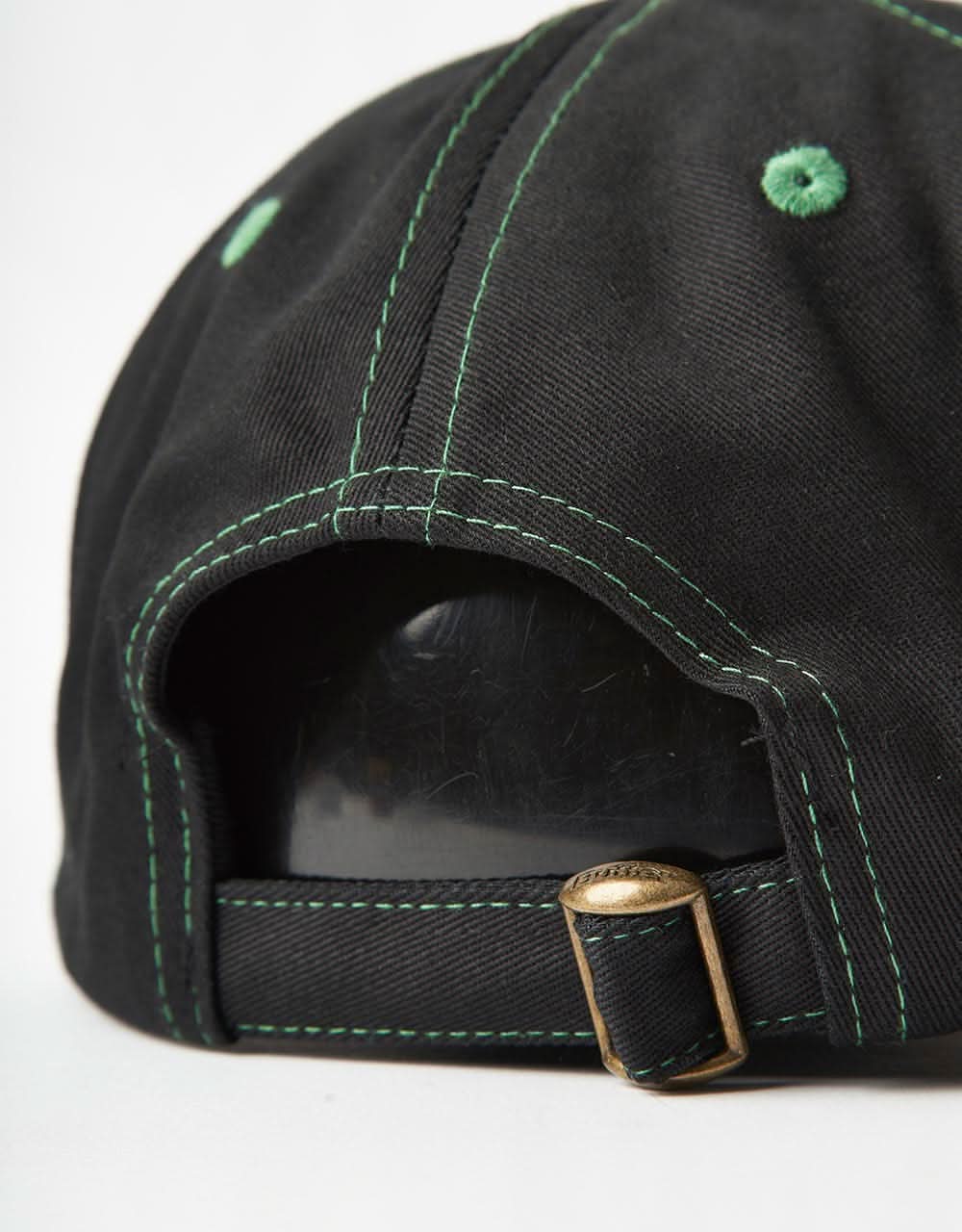 Butter Goods Frenzy 6 Panel Strapback Cap - Black - Image 3