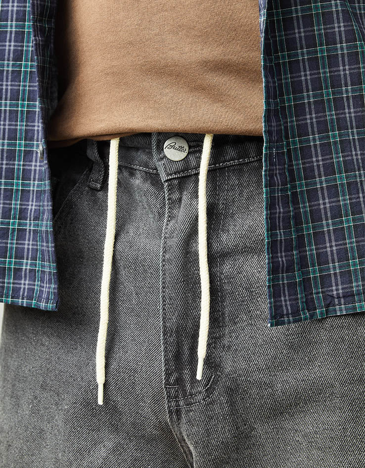 Butter Goods Garage Denim Jeans - Faded Black - Image 6