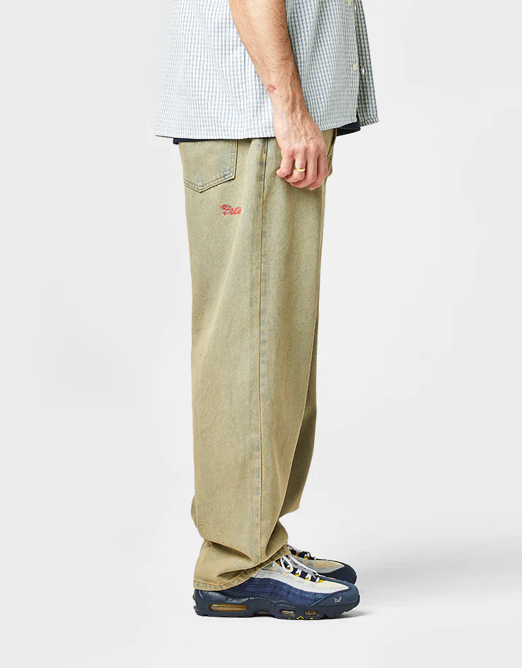 Butter Goods Garage Denim Jeans - Sunfade Blue - Image 3