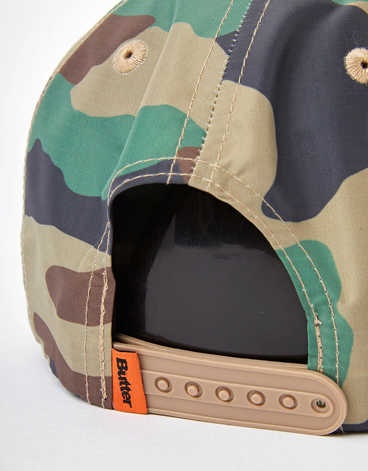Butter Goods Glint Snapback Cap - Woodland Camo - Image 4