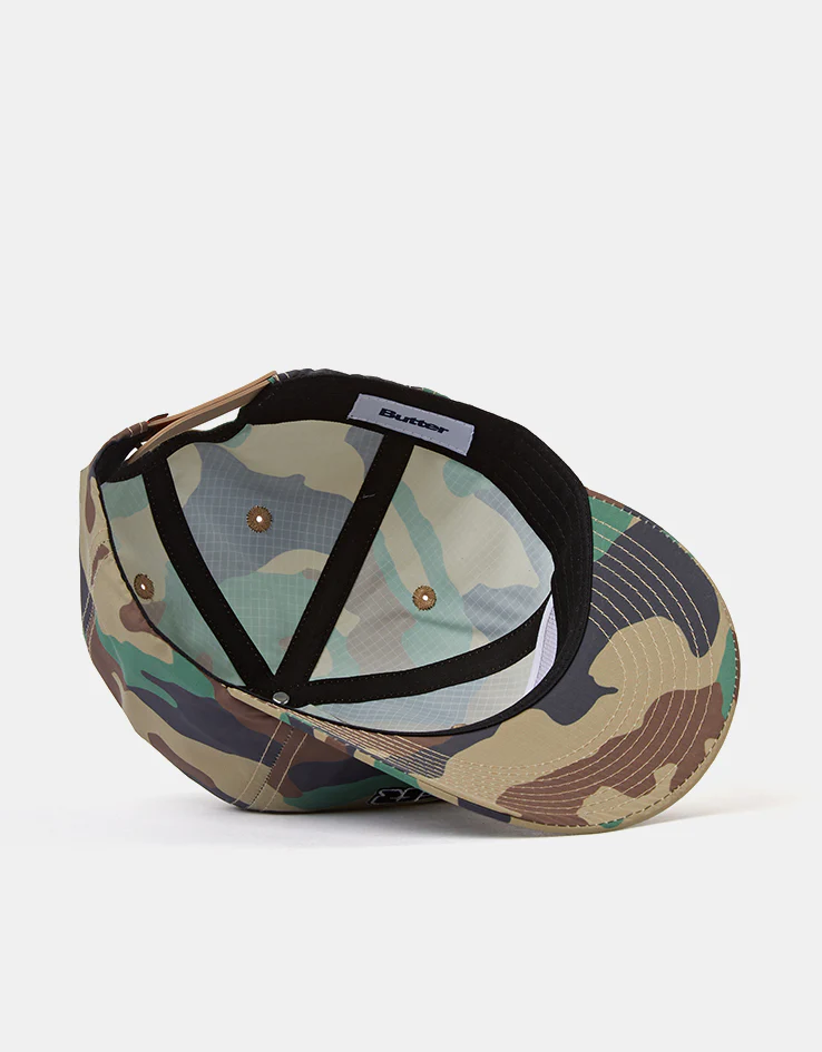 Butter Goods Glint Snapback Cap - Woodland Camo - Image 5