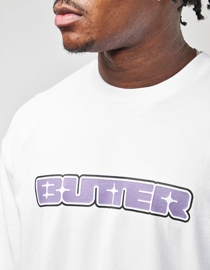 Butter Goods Glint T-Shirt - White - Image 3