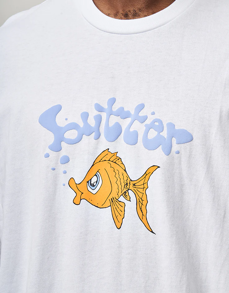 Butter Goods Goldfish T-Shirt - White - Image 2