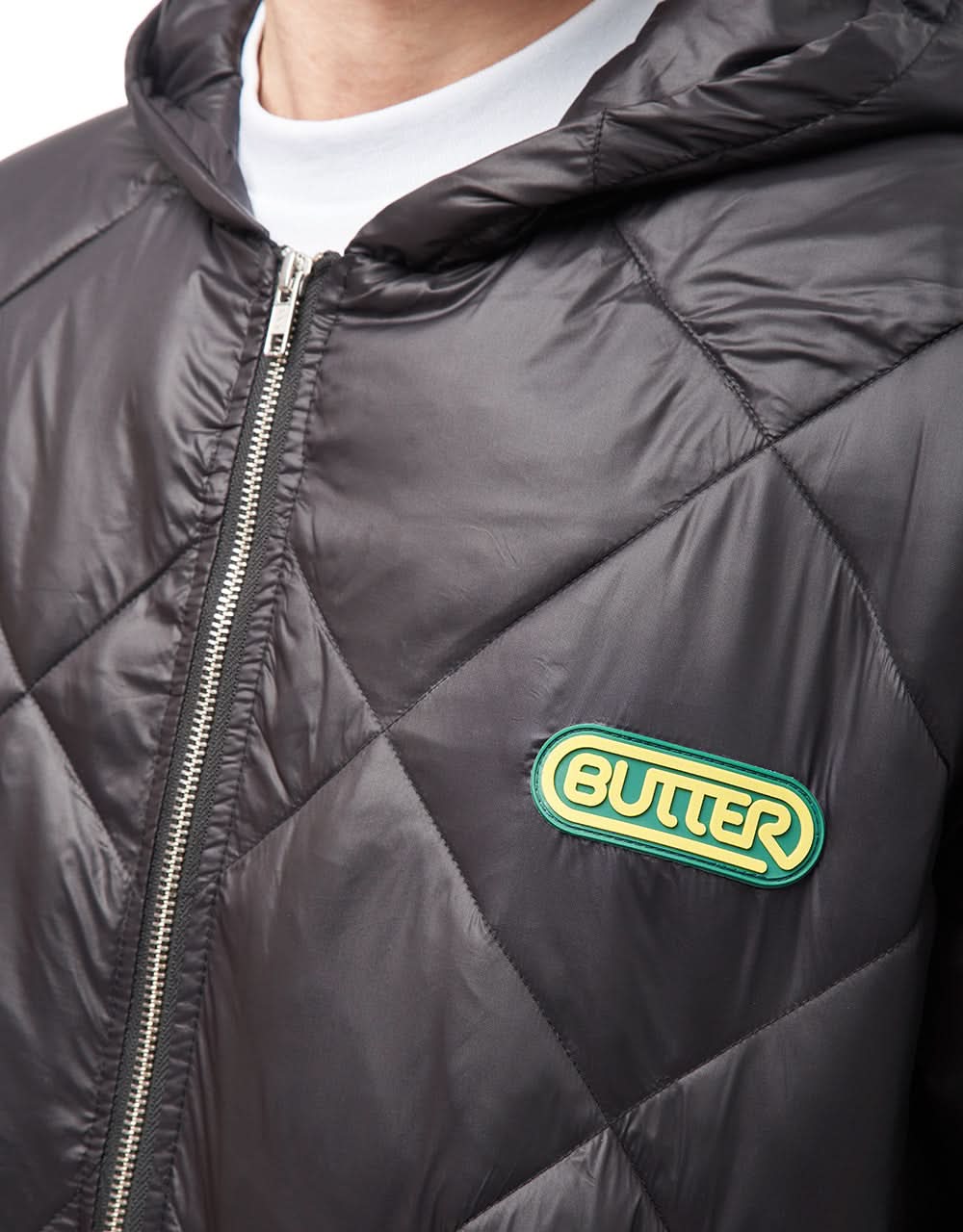 Butter Goods Hooded Work Jacket - Black - Image 2