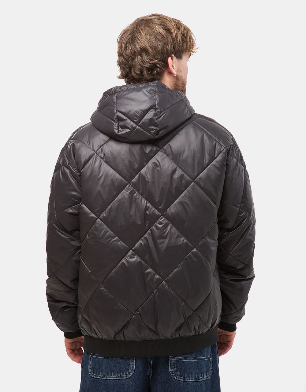 Butter Goods Hooded Work Jacket - Black - Image 3