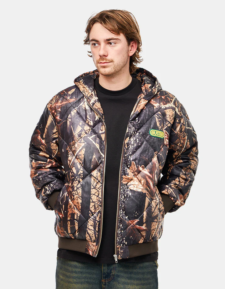 Butter Goods Hooded Work Jacket - Camo - Image 3