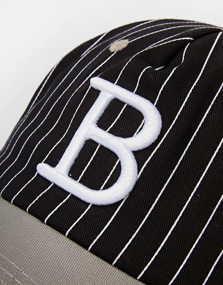 Butter Goods League Baseball Cap - Black / Grey - Image 2