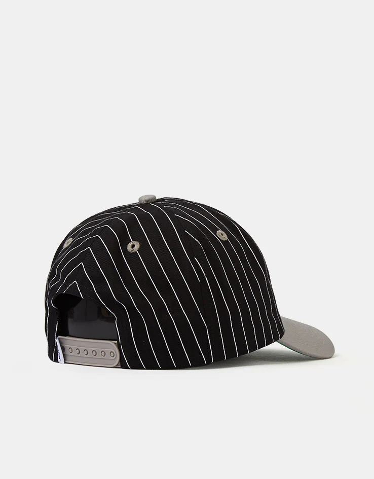 Butter Goods League Baseball Cap - Black / Grey - Image 4