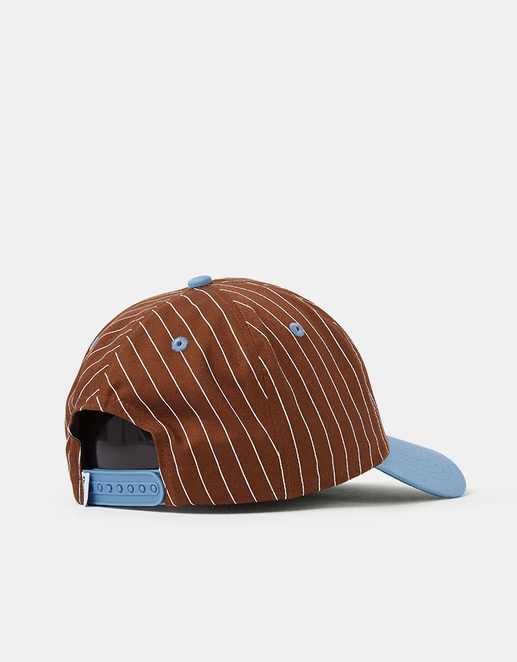 Butter Goods League Baseball Cap - Brown / Sky Blue - Image 4