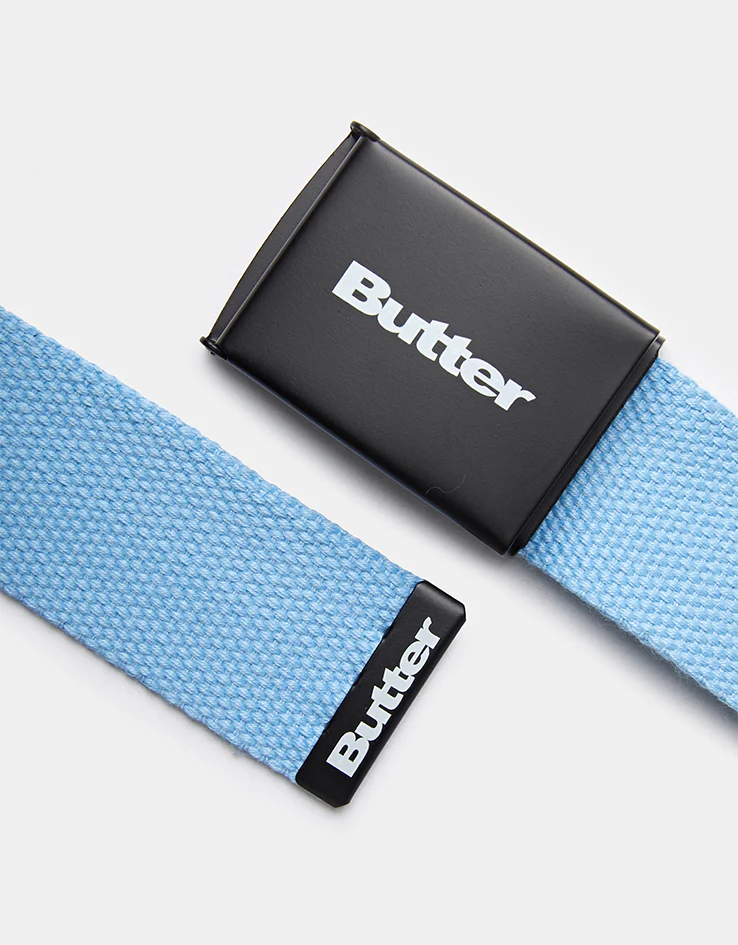 Butter Goods Logo Woven Web Belt - Powder Blue - Image 2