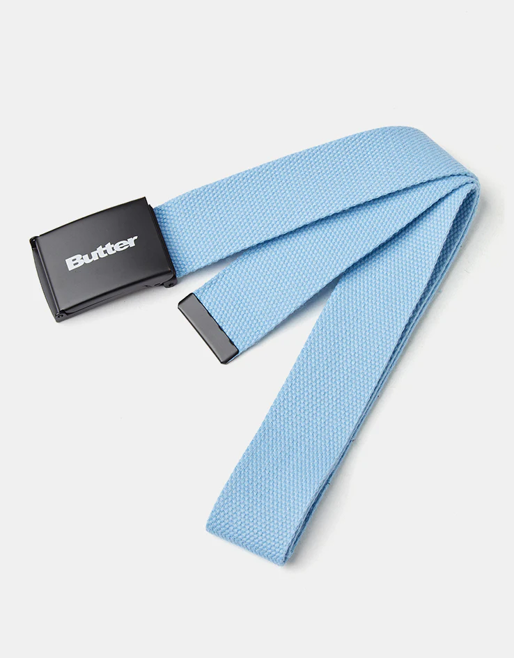 Butter Goods Logo Woven Web Belt - Powder Blue - Image 4