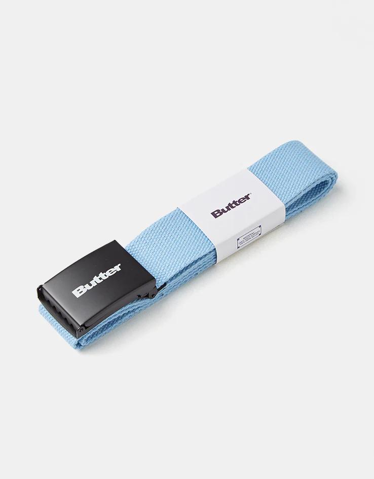 Butter Goods Logo Woven Web Belt - Powder Blue - Image 5