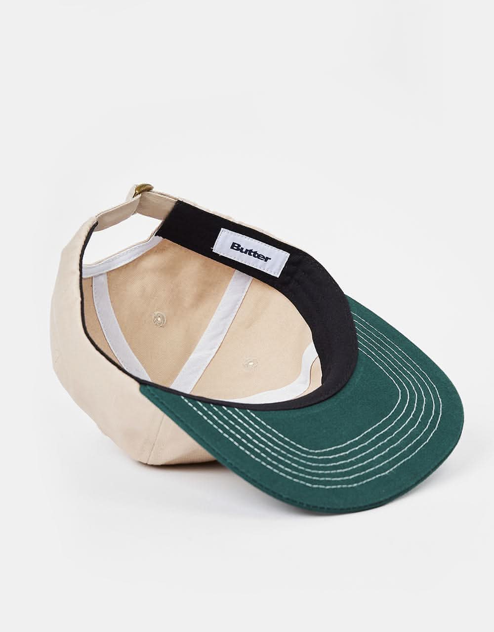 Butter Goods Martian 6 Panel Cap - Khaki / Forest - Image 4
