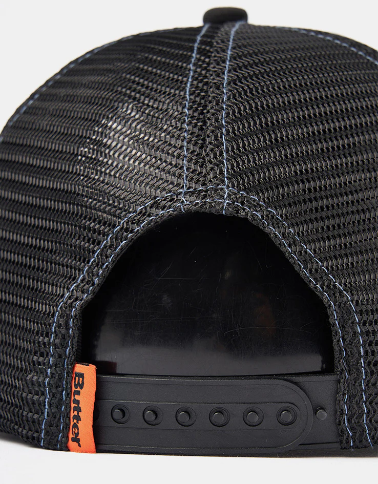 Butter Goods Melt Trucker Cap - Black - Image 5
