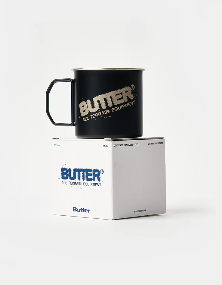 Butter Goods Metal Mug - Black - Image 5