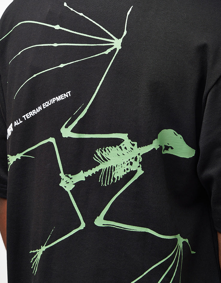 Butter Goods Nocturnal T-Shirt - Black - Image 3