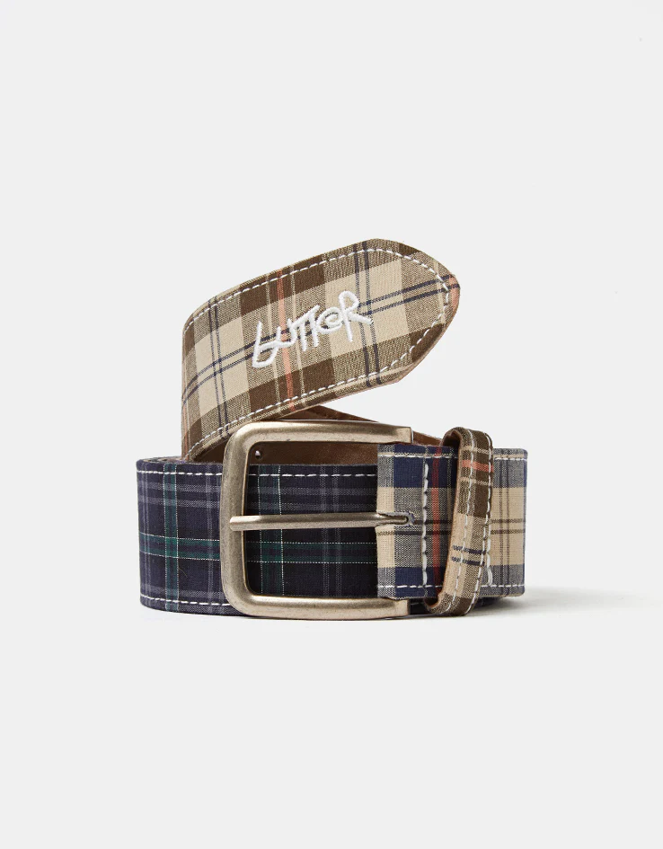 Butter Goods Plaid Belt - Patchwork Plaid - Image 5