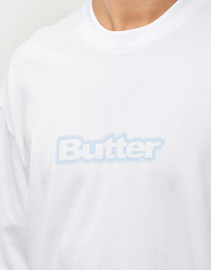Butter Goods Radiant Logo T-Shirt - White - Image 3